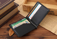 LuxuryRetro Mini Neutral Fold Leather Wallet Wallet Purse mens wallet Money Clip billetera hombre EF8