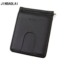 LuxuryRetro Mini Neutral Fold Leather Wallet Wallet Purse mens wallet Money Clip billetera hombre EF8