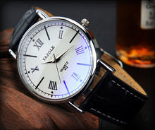 Luxury Leather Watches Men Waterproof Fashion Casual Sports Quartz Watch Dress Business Wrist Watch Hour for Men EF8