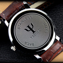 Luxury Leather Watches Men Waterproof Fashion Casual Sports Quartz Watch Dress Business Wrist Watch Hour for Men EF8