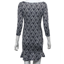 Luxury Women Vintage Dress Style Party Bodycon Slim Three Quarter Mini Dress Robe EF8