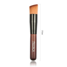 Meloision foundation brush high-grade original wooden handle Oblique head foundation makeup brush Tool Eyeliner Lip Brushes EF8