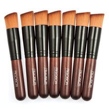 Meloision foundation brush high-grade original wooden handle Oblique head foundation makeup brush Tool Eyeliner Lip Brushes EF8