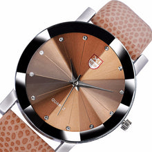Men Luxury Stainless Steel Quartz Military Sport Leather Band Dial Wrist Watch EF8