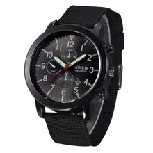 Men Luxury Watches XI Mens Military Quartz Army Watch Black Dial Date Luxury Sport Nylon Wrist Watch Relogio Masculino EF8