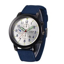 Men Luxury Watches XI Mens Military Quartz Army Watch Black Dial Date Luxury Sport Nylon Wrist Watch Relogio Masculino EF8