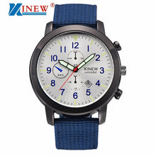 Men Luxury Watches XI Mens Military Quartz Army Watch Black Dial Date Luxury Sport Nylon Wrist Watch Relogio Masculino EF8