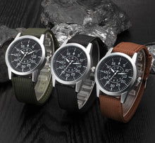 Men Stainless Steel Military Sport Date Analog Quartz army Style Wrist Watch EF8