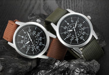 Men Stainless Steel Military Sport Date Analog Quartz army Style Wrist Watch EF8