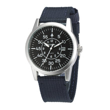 Men Stainless Steel Military Sport Date Analog Quartz army Style Wrist Watch EF8