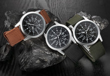 Men Stainless Steel Military Sport Date Analog Quartz army Style Wrist Watch EF8