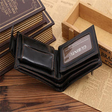 Men Wallet Coin Wallet Small Clutches Men's Purse Men Leather Card Cash Receipt Holder Eagle Pattern Horizontal Wallet EF8
