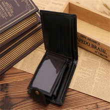 Men Wallet Coin Wallet Small Clutches Men's Purse Men Leather Card Cash Receipt Holder Eagle Pattern Horizontal Wallet EF8