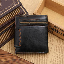 Men Wallet Coin Wallet Small Clutches Men's Purse Men Leather Card Cash Receipt Holder Eagle Pattern Horizontal Wallet EF8