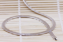 Men Women Flat Blade Body Chain Jewelry Short Paragraph Clavicle Chain Silver Choker Necklace  EF8