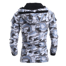 Men's Camouflage Wind Casual Warm Men Hooded Coat Jackets Snow Blouse Down Parkas EF8