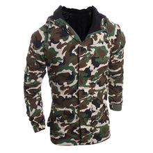 Men's Camouflage Wind Casual Warm Men Hooded Coat Jackets Snow Blouse Down Parkas EF8