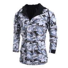 Men's Camouflage Wind Casual Warm Men Hooded Coat Jackets Snow Blouse Down Parkas EF8