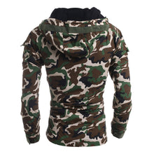 Men's Camouflage Wind Casual Warm Men Hooded Coat Jackets Snow Blouse Down Parkas EF8