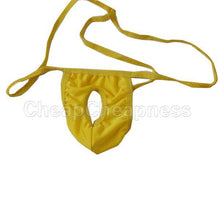 Men's Sexy Open G-string Pouch Mens T-back Panties Briefs Lovers Gay Toy Underwears For Sale EF8