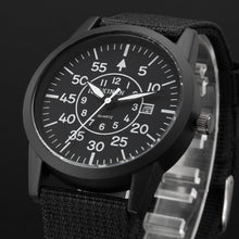 Mens Stainless Steel Military Sport Date Analog Quartz army Style Wrist Watch EF8