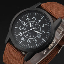 Mens Stainless Steel Military Sport Date Analog Quartz army Style Wrist Watch EF8