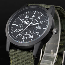 Mens Stainless Steel Military Sport Date Analog Quartz army Style Wrist Watch EF8