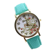 Montre femme cartoon-watch Leather Band Analog Quartz Wristwatch Watch s EF8
