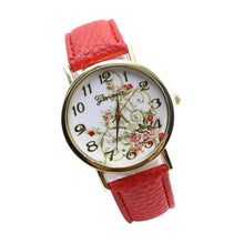 Montre femme cartoon-watch Leather Band Analog Quartz Wristwatch Watch s EF8
