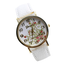 Montre femme cartoon-watch Leather Band Analog Quartz Wristwatch Watch s EF8