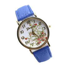 Montre femme cartoon-watch Leather Band Analog Quartz Wristwatch Watch s EF8