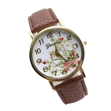Montre femme cartoon-watch Leather Band Analog Quartz Wristwatch Watch s EF8