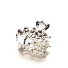 Muti-Color Butterfly Crystal Flower Mini Hair Claw Clamp Hair Clip Hair Pins Hairwear for Girls Valentine's Day Gift EF8