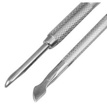 Nail Art Stainless Steel manicure Cuticle nipper solingen Spoon Pusher Remover Cutter Nippers Clipper File Trimmer Manicure Tool EF8
