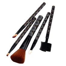 Natural Hair Eye Makeup Brushes 5pc Professional Eyeshadow Brush For Makeup shadow make up Brushes tool Ship EF8