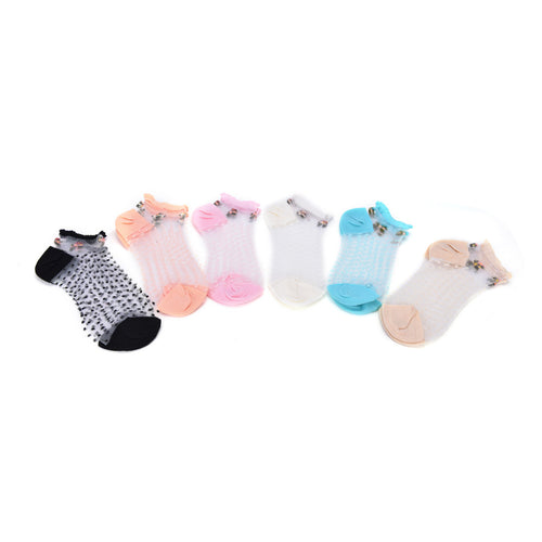 Anklets Socks Wowens Ladies Multicolor Sexy Frilly Lace Ruffle Short Ankle Socks EF8