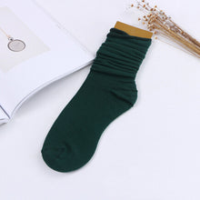 Reinforced Heel Toes Sock Double Needle Casual Hemp Ankle Boot Socks Fall Cotton Women Socks EF8