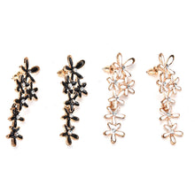 jewelry drip snowflake long drop earrings trendy dangle earring for women EF8