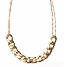 Charm two layer Chains Metal Gold Plated Circles Collar Pendant Necklace for Women Luxury Clavicle Necklaces EF8