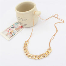 Charm two layer Chains Metal Gold Plated Circles Collar Pendant Necklace for Women Luxury Clavicle Necklaces EF8