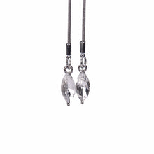 Crystal Flower Snow Sweater Chain Long Crystal P ents Clovers Long Necklace EF8