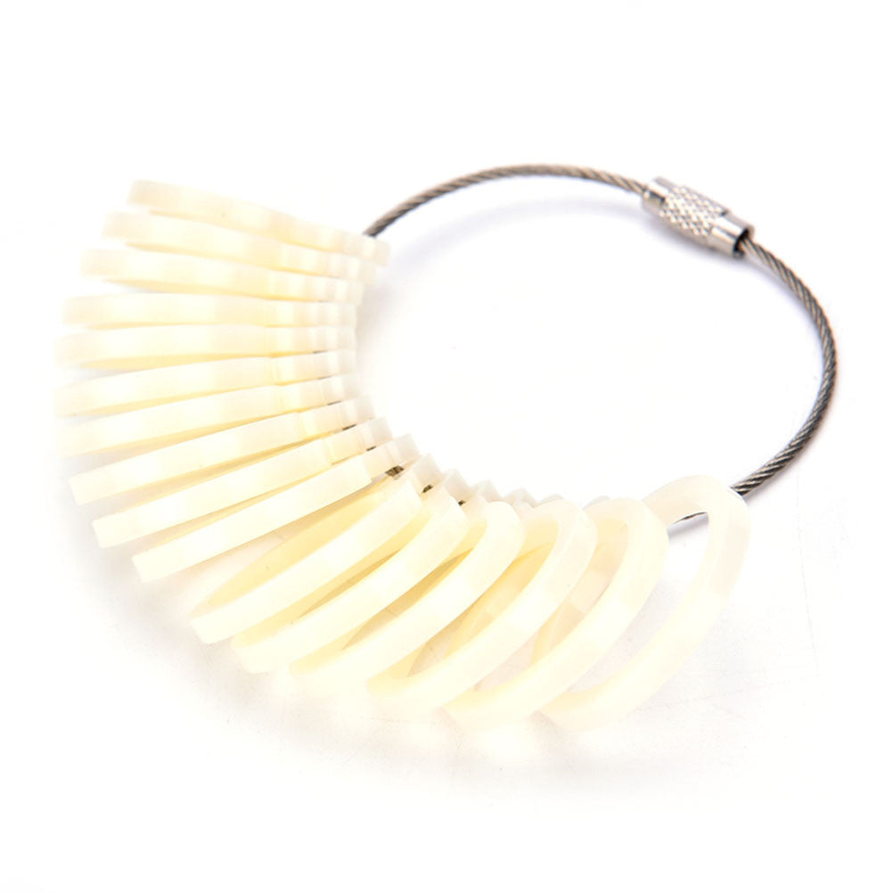 Plastic Finger Ring Sizer Tool Jewelry Measure Gauge Measure UK K-Z EF8
