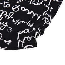 Korea Style Women Tops T-Shirt Letter Print top Scoop Neck Knitted Long Shirts Pullover EF8