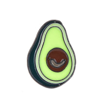 Metal Monkey Peach Blueberries Avocado Collar Pins Badge Corsage Brooch EF8