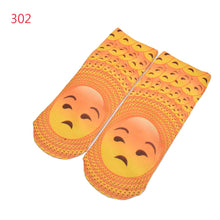 10 Styles Women 3D Printed Smiley Face Emoticons Emoji Amusing Ankle Socks Costume Accessories For Women EF8