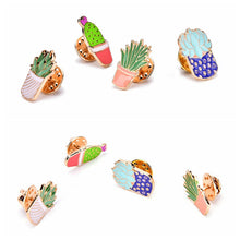 jewelry Cactus Metal Brooch Pins Button Pins Jeans Bag Decoration EF8