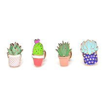 jewelry Cactus Metal Brooch Pins Button Pins Jeans Bag Decoration EF8