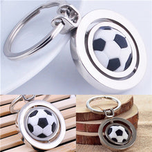 s 3D Sports Rotating Basketball football soccer Keychain Keyring Ring Key Fob Ball Gifts For Men  EF8