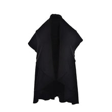 s 5 Colors Women Stylish Sleeveless Cloak Coats Women Lapel Waistcoat Vest Cloak EF8