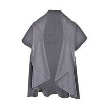 s 5 Colors Women Stylish Sleeveless Cloak Coats Women Lapel Waistcoat Vest Cloak EF8